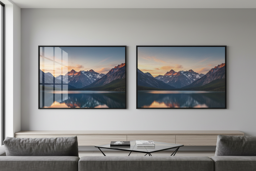 Acrylic Photo Prints vs Canvas Prints – Which Looks Better?
