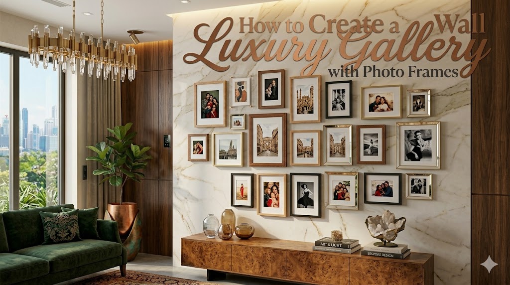 How to Create a Luxury Gallery Wall with Photo Frames (Complete 2026 Guide)