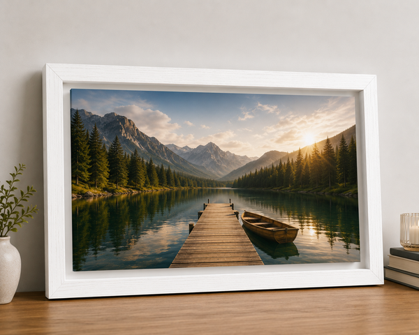 Pure Wood Floating Frame