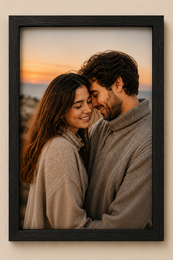 Slim Wooden 0.5 Inch Photo Frame