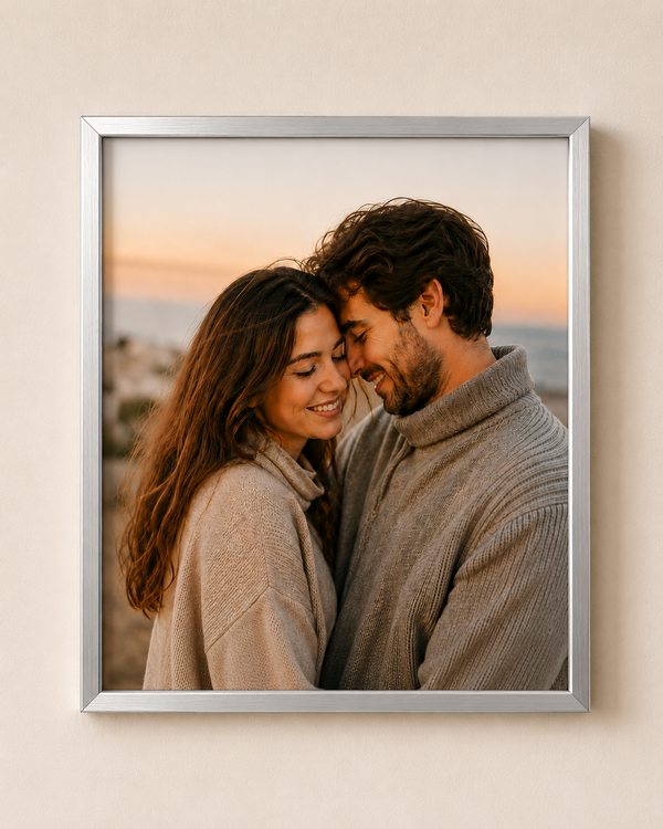 Slim Wooden 0.5 Inch Photo Frame