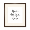 Square photo frame