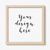 Square photo frame