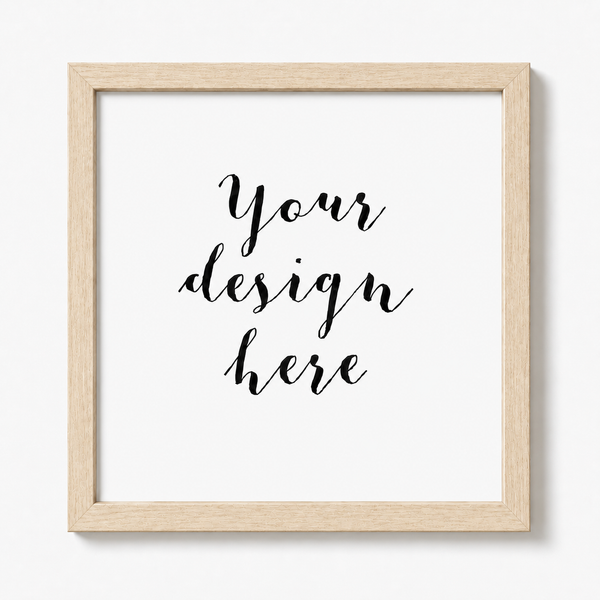 Square photo frame