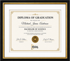 Executive Certificate Display Frame | Premium Wall-Mounted Degree & Diploma Frame with Crystal Clear Acrylic