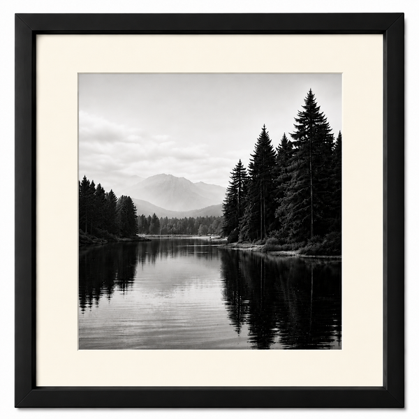 Obsidian Luxe Metal Frame – Premium Glossy Aluminum Picture Frame