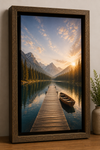 Pure Wood Floating Frame