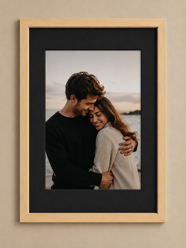 Slim Wooden 0.5 Inch Photo Frame