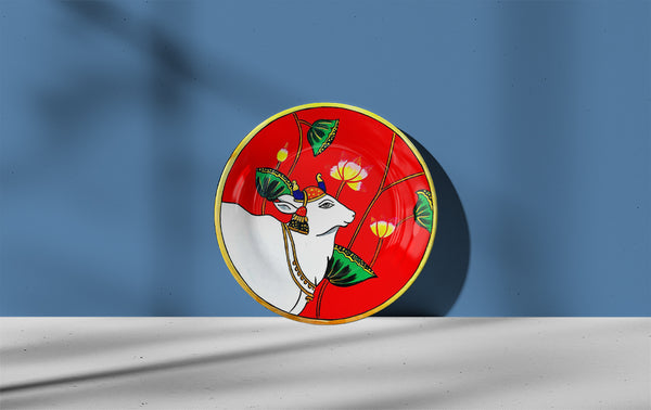 Kamal Talai CowHandmade Plate