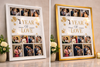 1 Year of Love Anniversary Photo Frame – Personalized First Wedding Anniversary Collage Frame