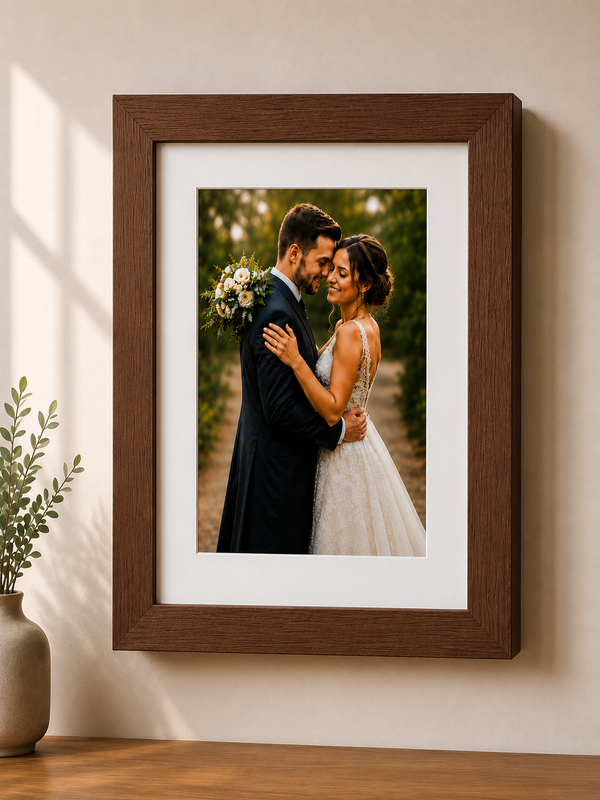 Slim Wooden 2 Inch Photo Frame