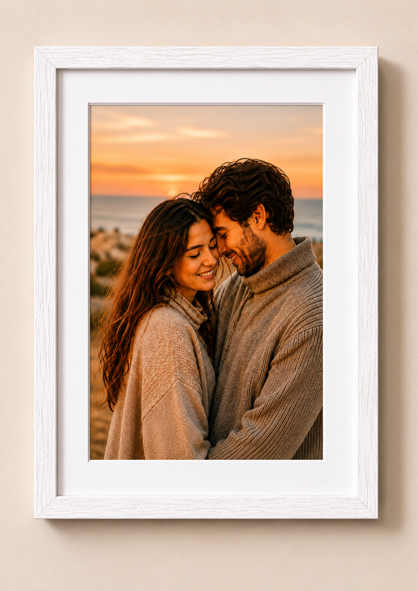 Slim Wooden 0.5 Inch Photo Frame