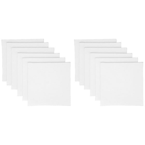 Mini Wooden Display Easel Tripod Stand and Canvas Panels (4x4 inches) | Acid-Free | MDF Board | Anti-Fungal | for Oil & Acrylic Painting (Set of 5)