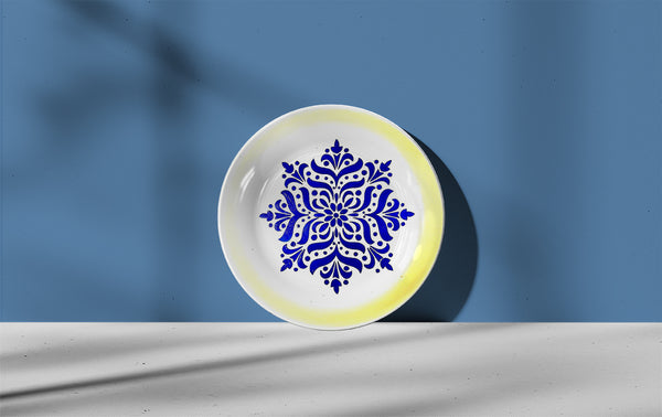 Real Art Wall Hanging Ceramic Handmade Wall Plate