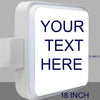 Acrylic Customizable LED Lollipop Flange Message Signage Board (18x18 INCH)(Square)
