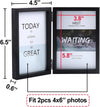 Double Picture Frame Wooden Hinged Photo Frame Definition Glass Stand
