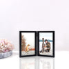 Double Picture Frame Wooden Hinged Photo Frame Definition Glass Stand
