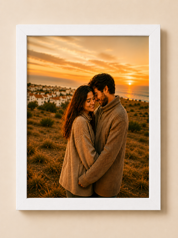 Wooden 1.25 Inch Photo Frame
