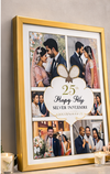 25th Anniversary Silver Jubilee Photo Frame