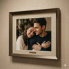 Antique Bronze Metal Photo Frame