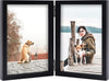 Double Picture Frame Wooden Hinged Photo Frame Definition Glass Stand