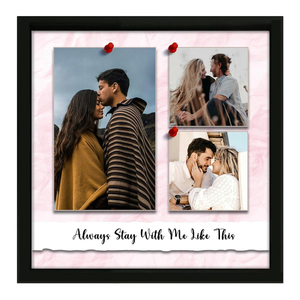 Personalized Birthday Photo Frame for Husband – Romantic Collage Frame Gift