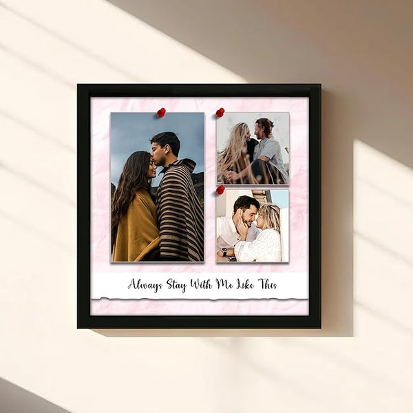 Personalized Birthday Photo Frame for Husband – Romantic Collage Frame Gift