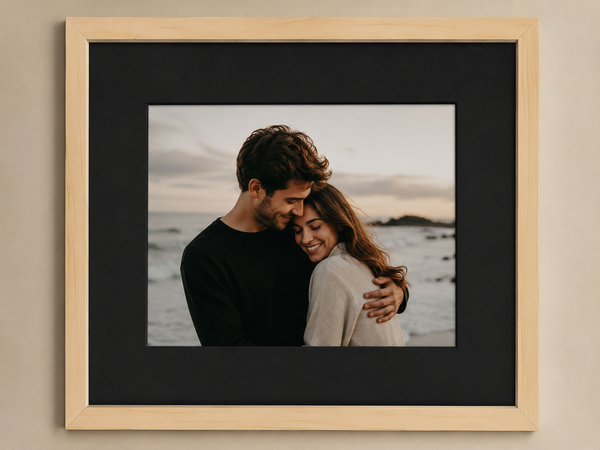 Slim Wooden 0.5 Inch Photo Frame