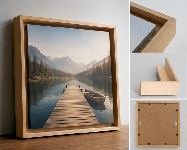 Pure Wood Floating Frame
