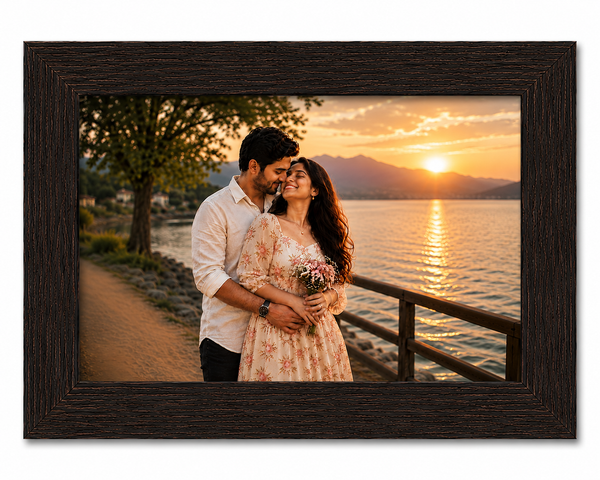 Slim Wooden 2 Inch Photo Frame