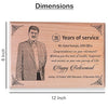 India Personalized Engraved Wooden Anniversary Picture Frame