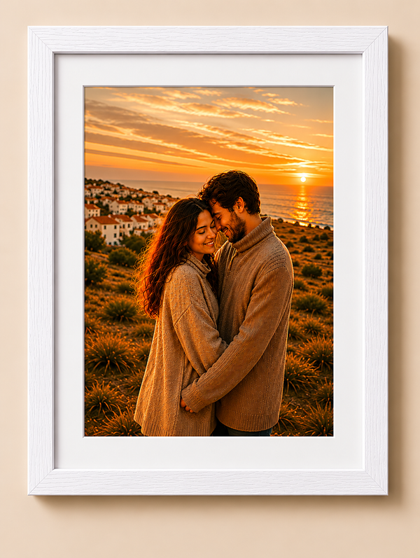 Wooden 1.25 Inch Photo Frame