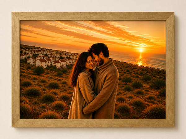 Wooden 1.25 Inch Photo Frame