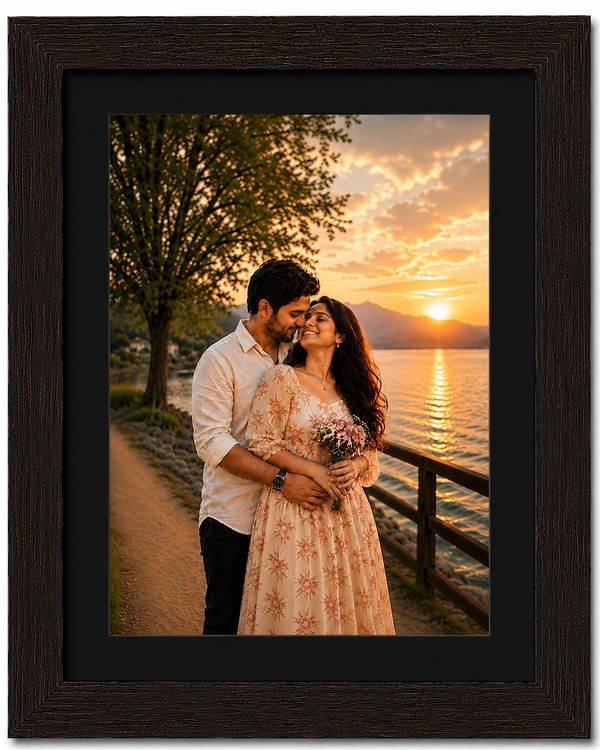 Slim Wooden 2 Inch Photo Frame