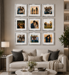 Metal Frame Gallery Wall