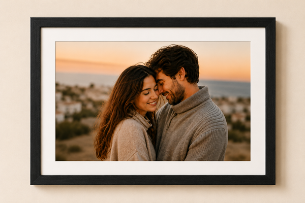 Slim Wooden 0.5 Inch Photo Frame