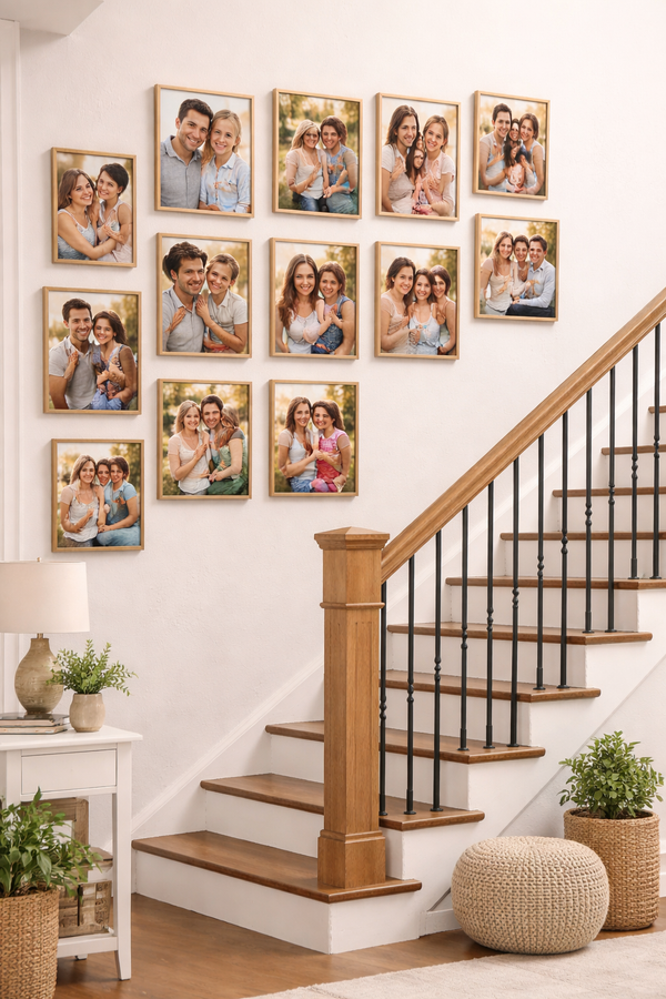 Metal Frame Gallery Wall