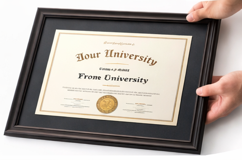 Graduation Photo Frame with Certificate & Photo