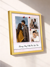 Personalized Birthday Photo Frame for Husband – Romantic Collage Frame Gift