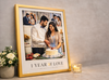 Personalized 1st Wedding Anniversary Collage Frame (A4 / A3)