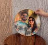 Circle Golden Foil Acrylic Photo Frame