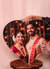 Heart Shape Golden Foil Acrylic Photo Frame