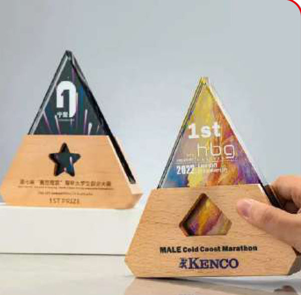 Wood with Acrylic standee