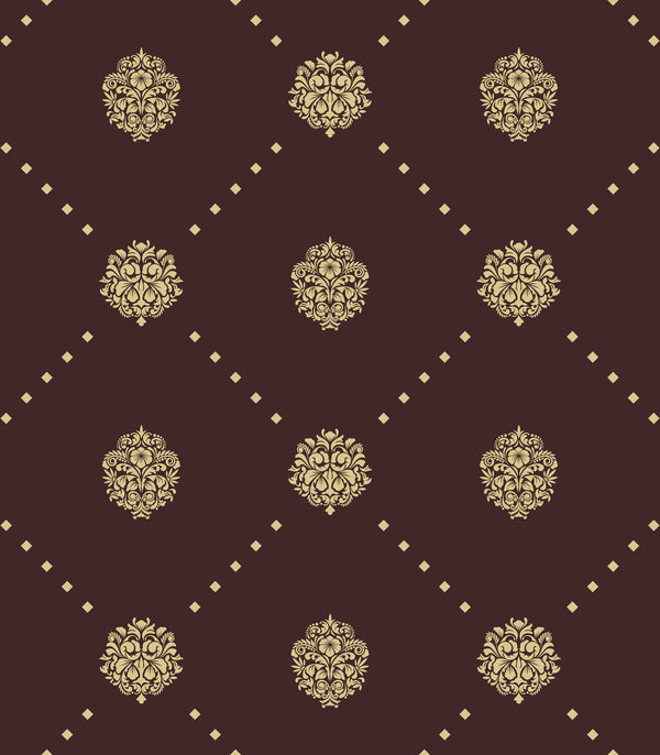 royal baroque seamless pattern background decorative ornament design