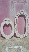Oval Wooden Carving Frame