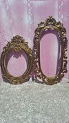 Oval Wooden Carving Frame