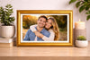 Golden Plain Pure Wood Frame