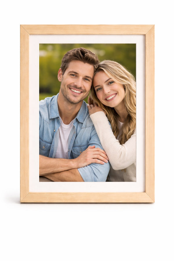 Natural Pure Wood Frame