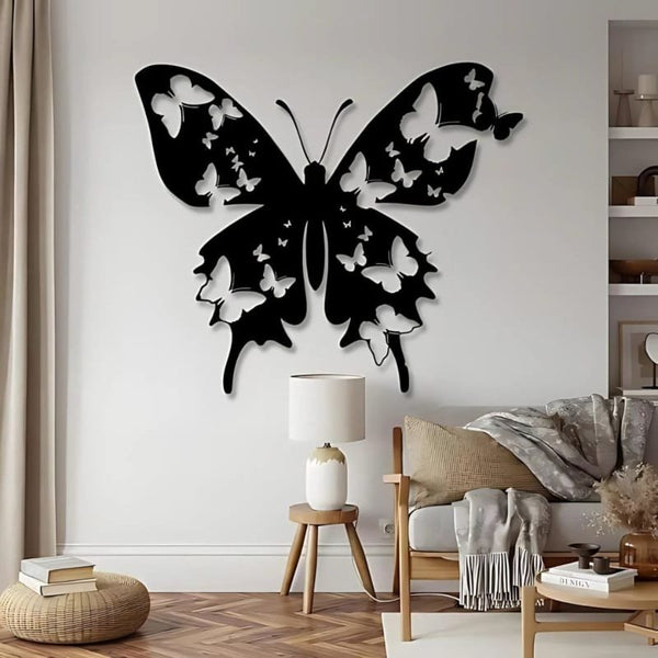 2D Decorative Butterfly Wall Art – Add Elegance to Your Walls! Size 4ftx3ft