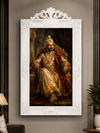 Victorian Royal Silver Photo Frame | Premium Ornate Wall Hanging Picture Frame